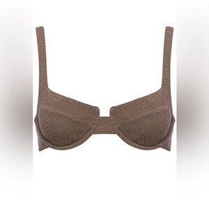 Vetchy Lurex Thread Bikini Top - medium